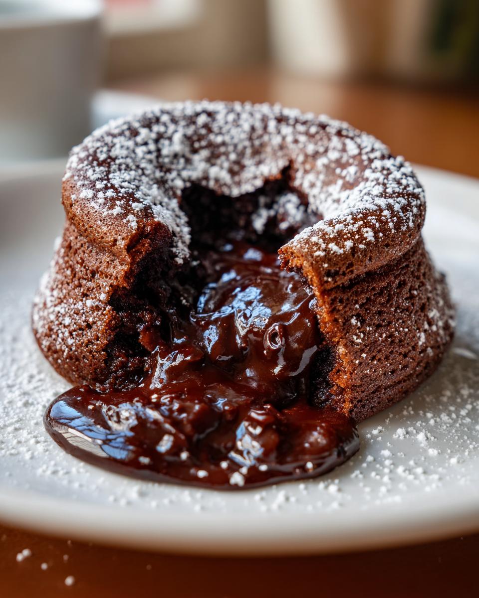 10-Minute Hot Chocolate Lava Cakes: Blissfully Decadent 6 Hot Chocolate Lava Cakes - detail 1