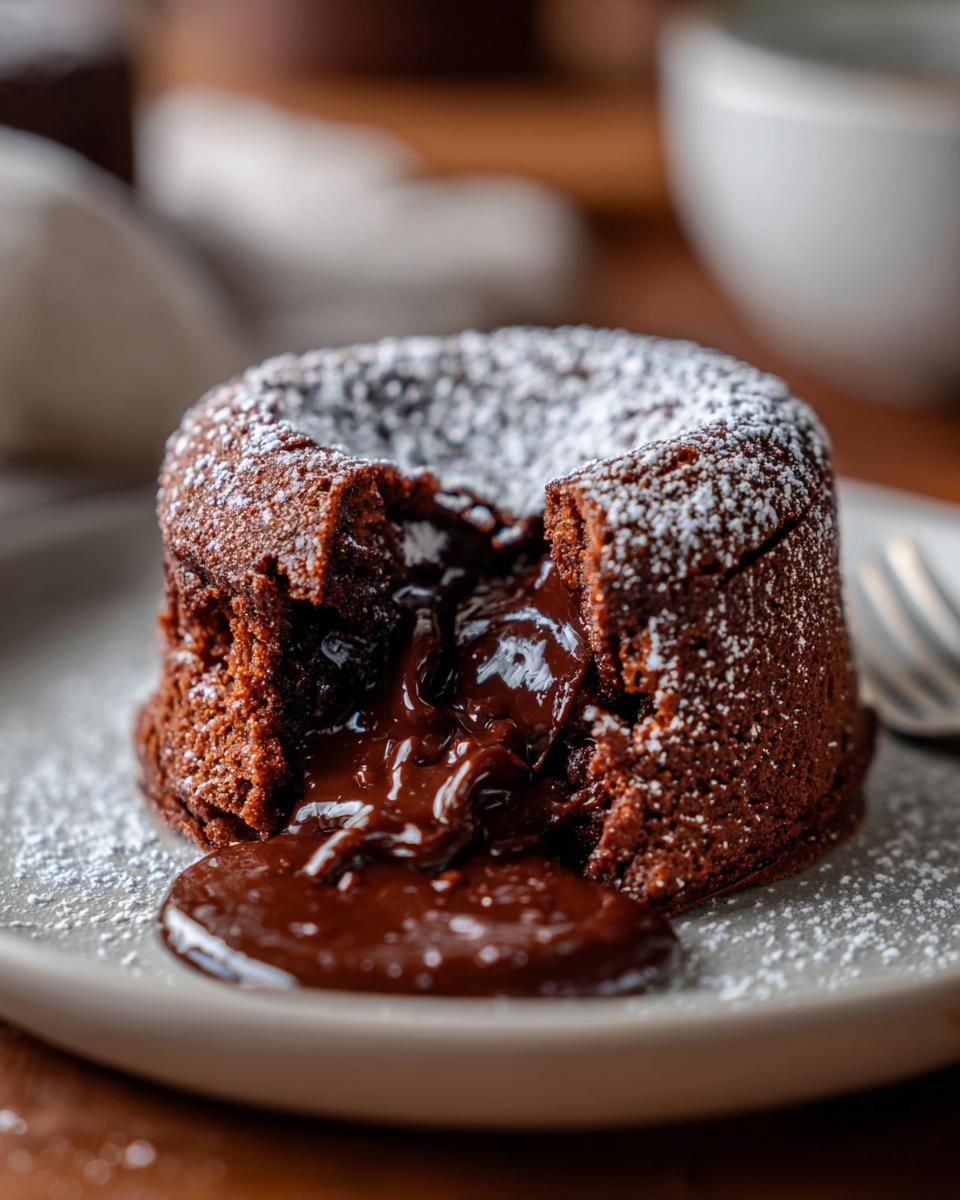 10-Minute Hot Chocolate Lava Cakes: Blissfully Decadent 9 Hot Chocolate Lava Cakes - detail 4