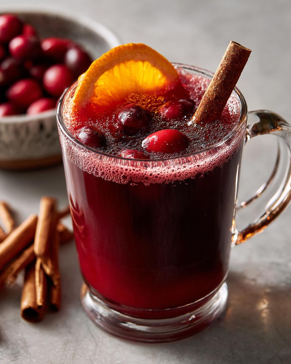 Hot Cranberry Cider - detail 1
