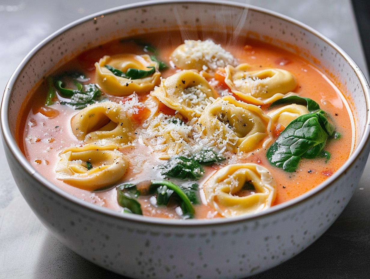 Instant Pot Creamy Tortellini Soup