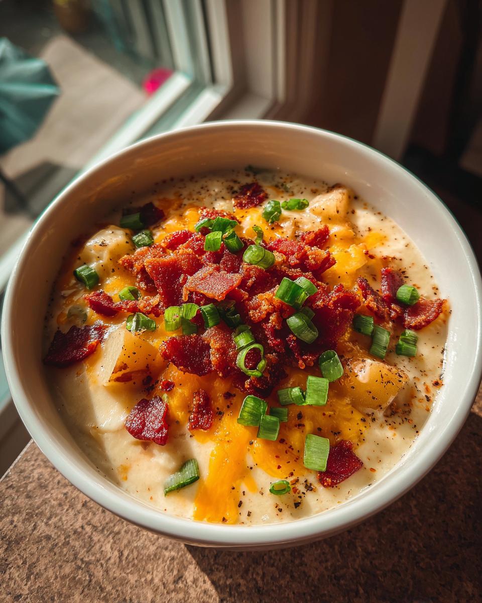 Instant Pot Loaded Baked Potato Soup - detail 1