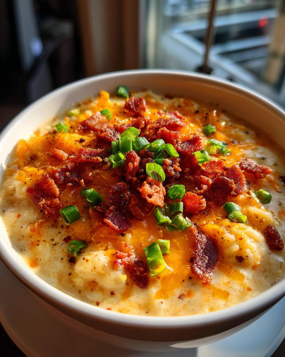 Instant Pot Loaded Baked Potato Soup - detail 3