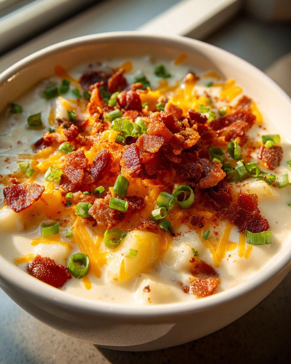 Instant Pot Loaded Baked Potato Soup - detail 4