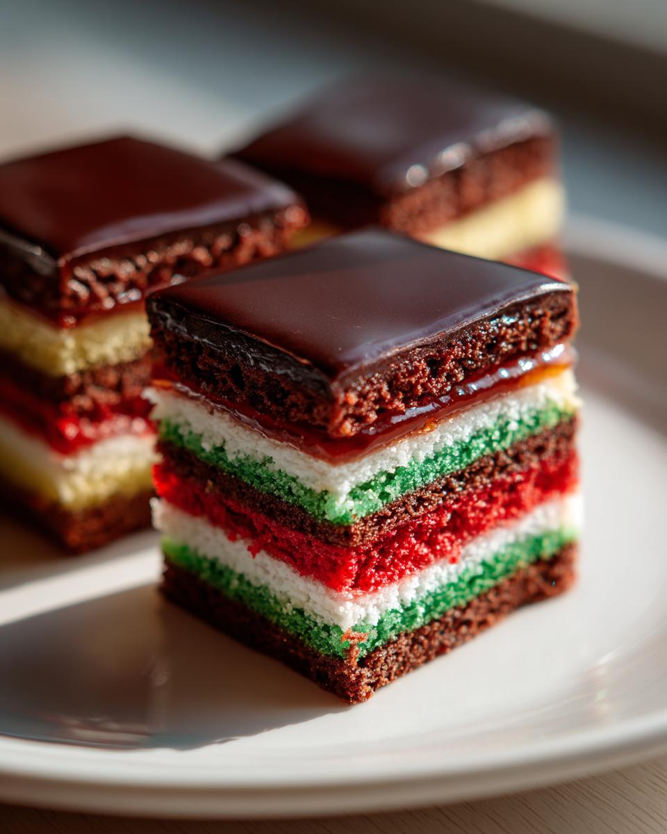 Italian Rainbow Cookies - detail 2