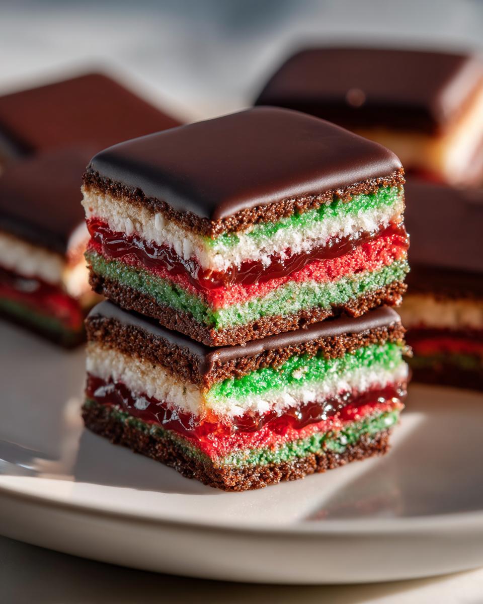 Italian Rainbow Cookies - detail 3