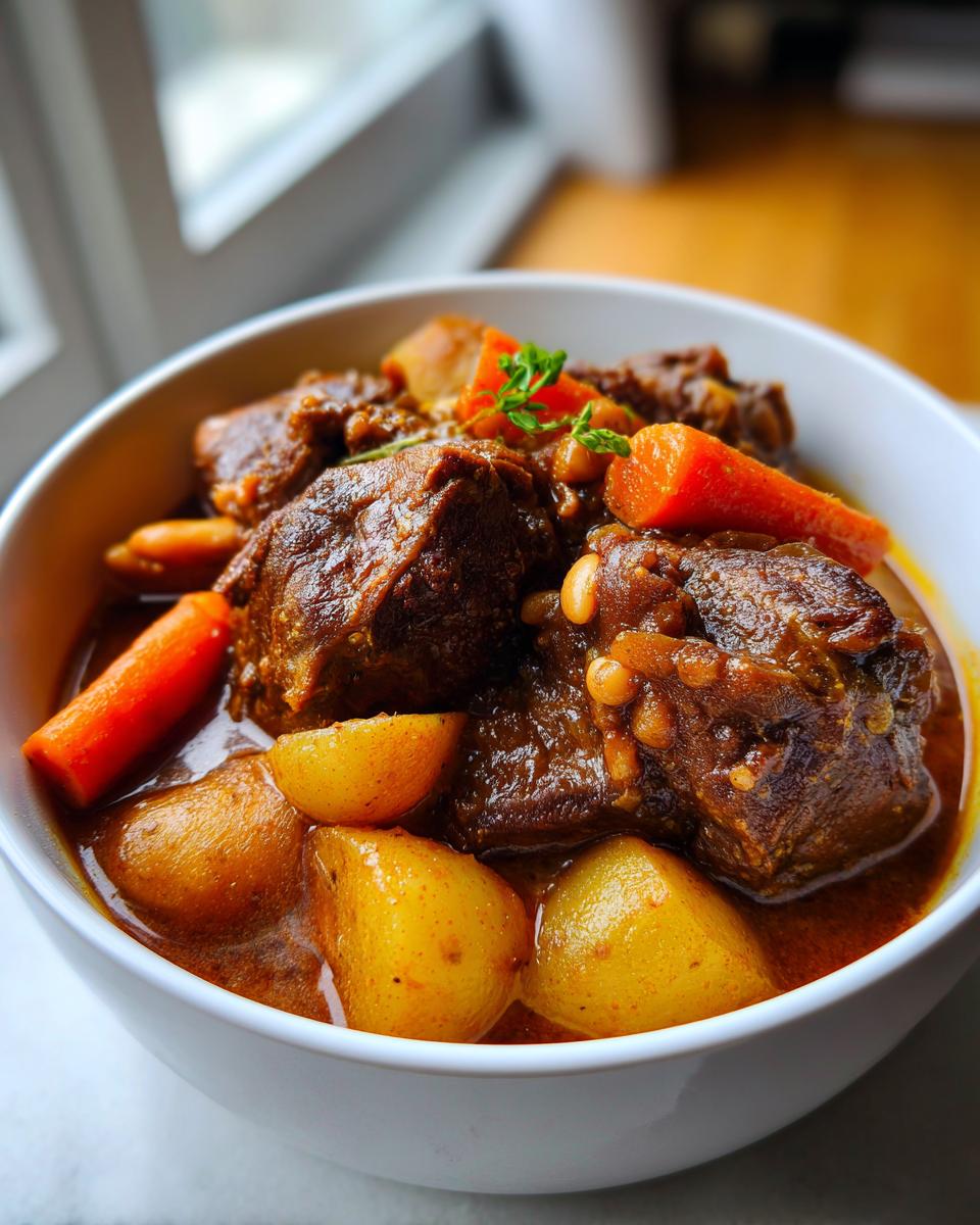 Jamaican Oxtail Stew - detail 1