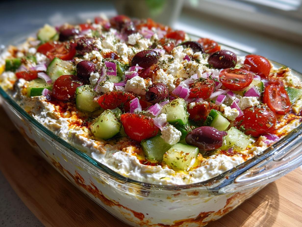 Layered Greek Dip