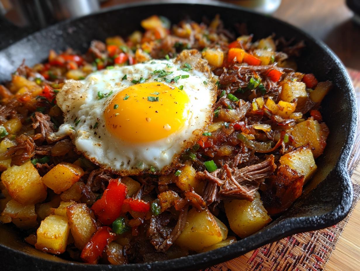 Leftover Roast Beef Hash