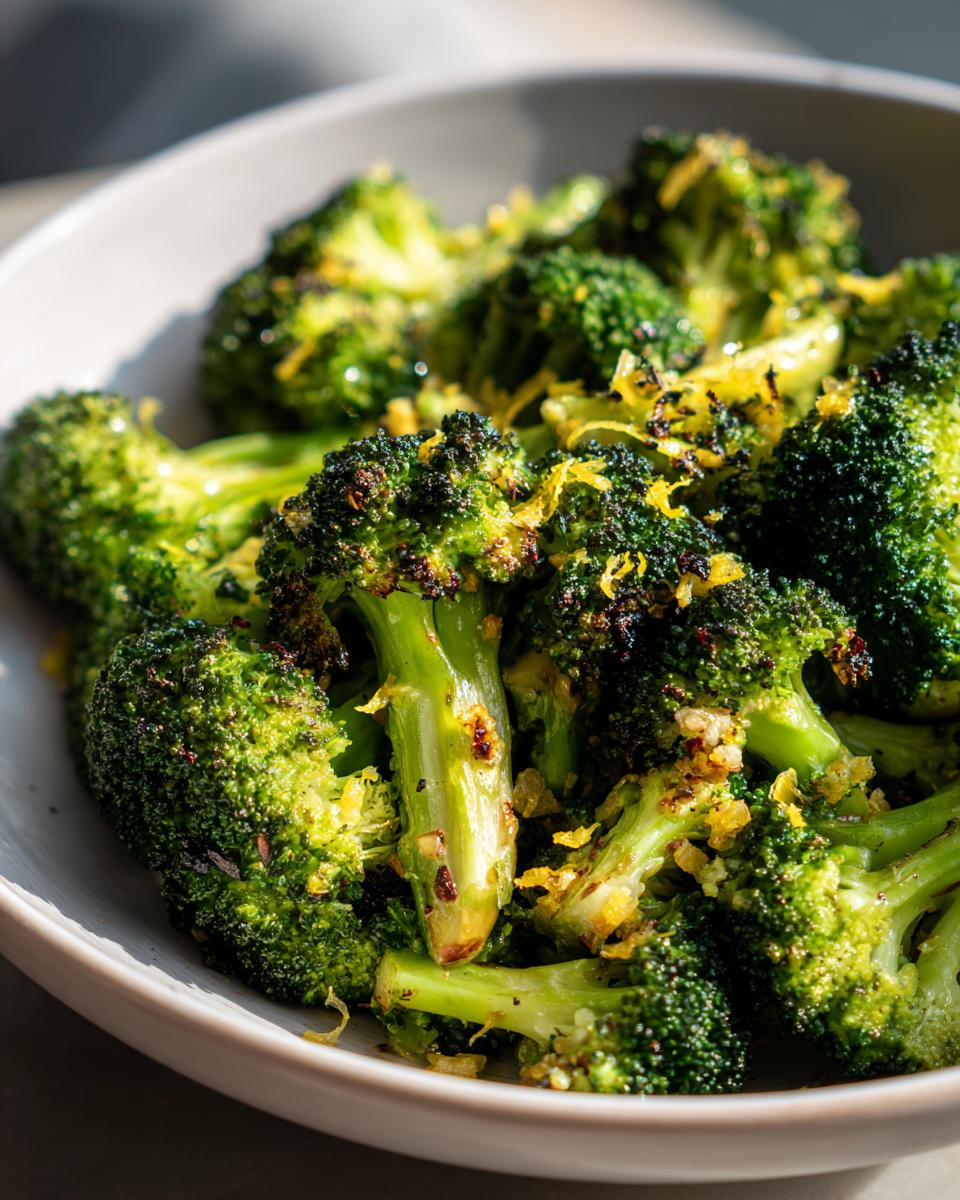 Lemon-Garlic Roasted Broccoli - Irresistible 30-Minute Miracle Side 8 Lemon-Garlic Roasted Broccoli - detail 3