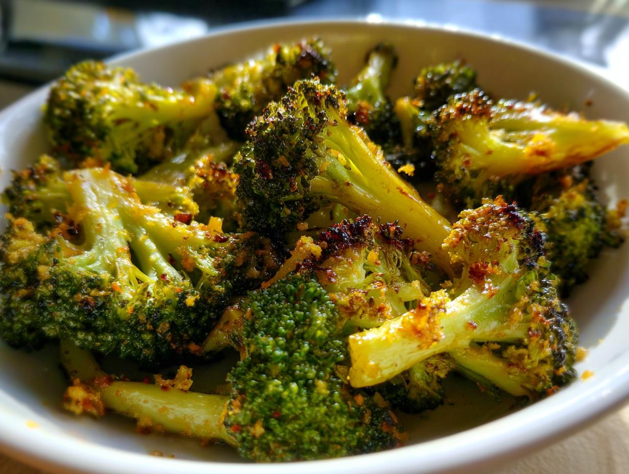 Lemon-Garlic Roasted Broccoli
