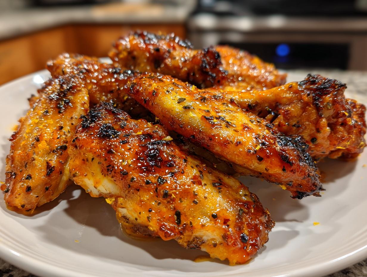 Lemon Pepper Chicken Wings