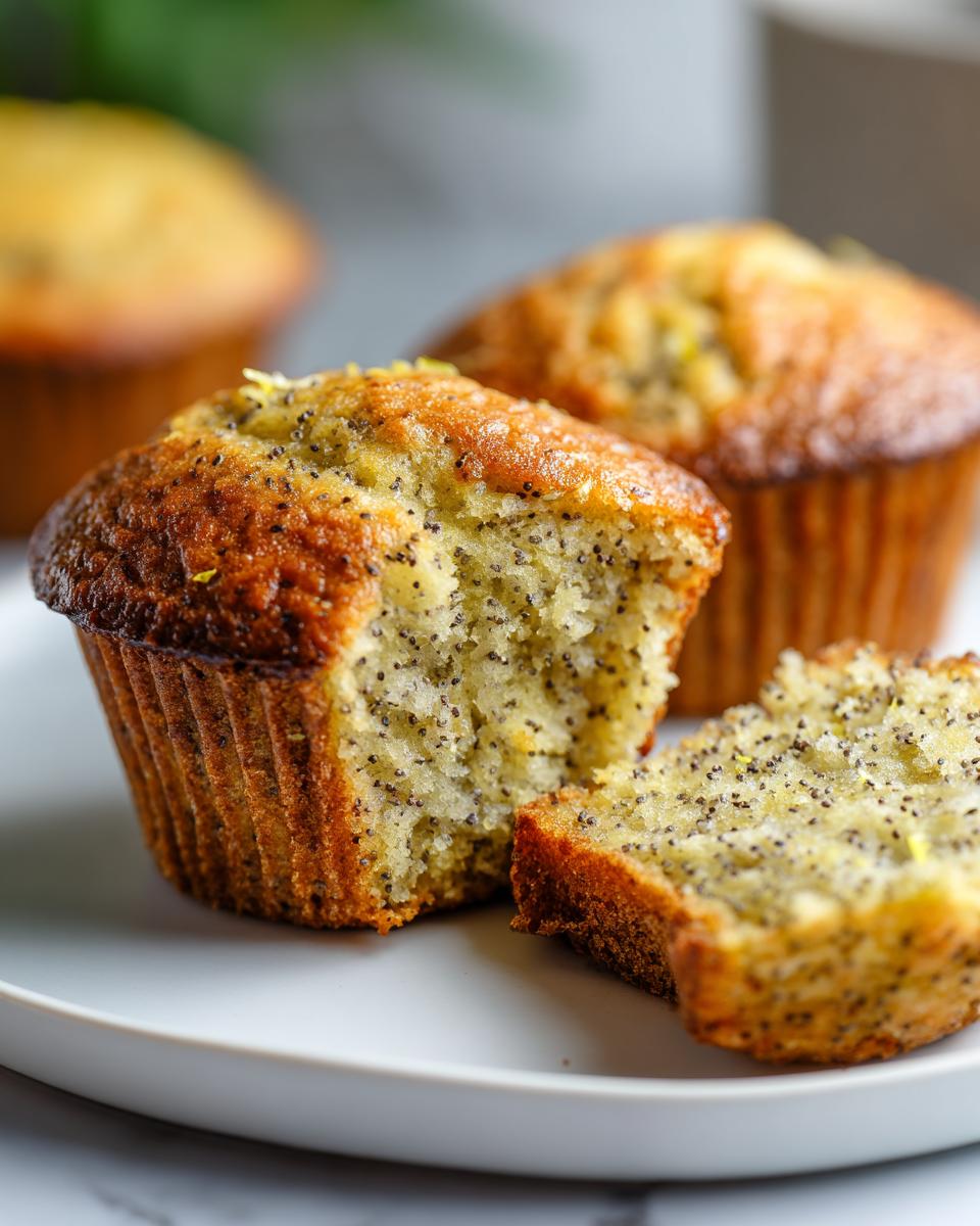 Lemon Poppy Seed Muffins - detail 1