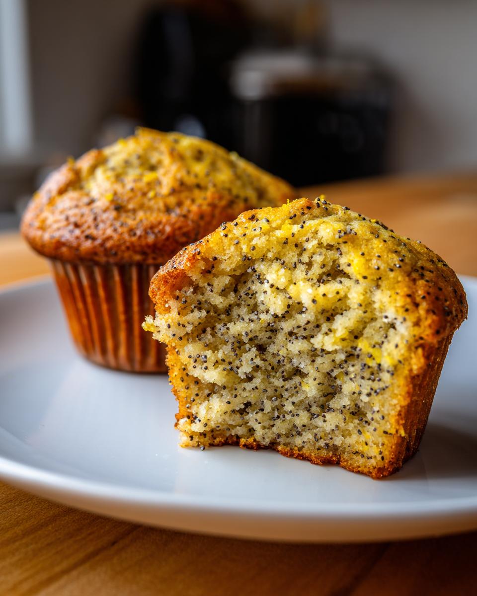 Lemon Poppy Seed Muffins - detail 3