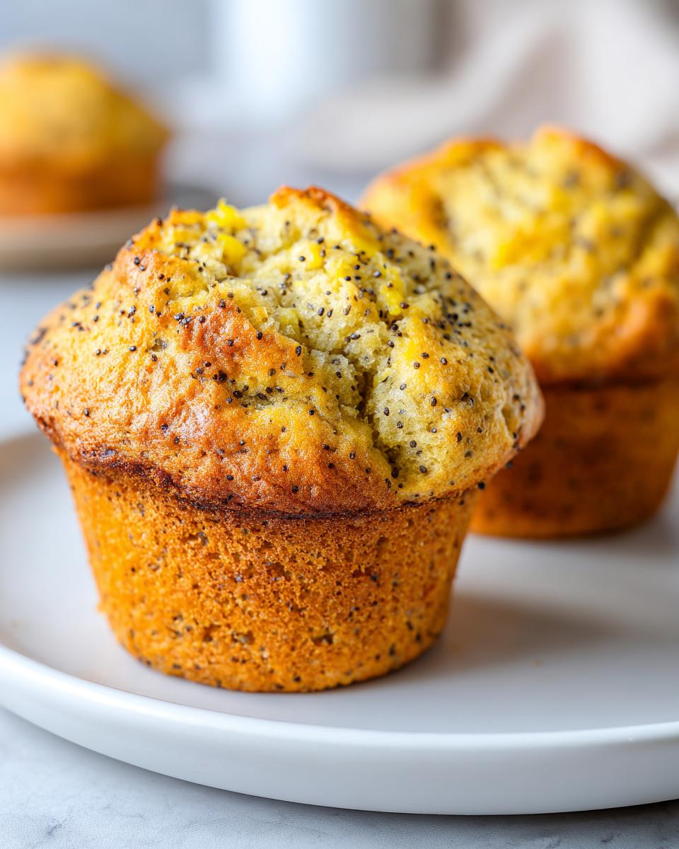 Lemon Poppy Seed Muffins - detail 4