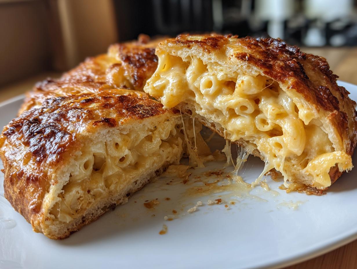 Mac and Cheese Stromboli