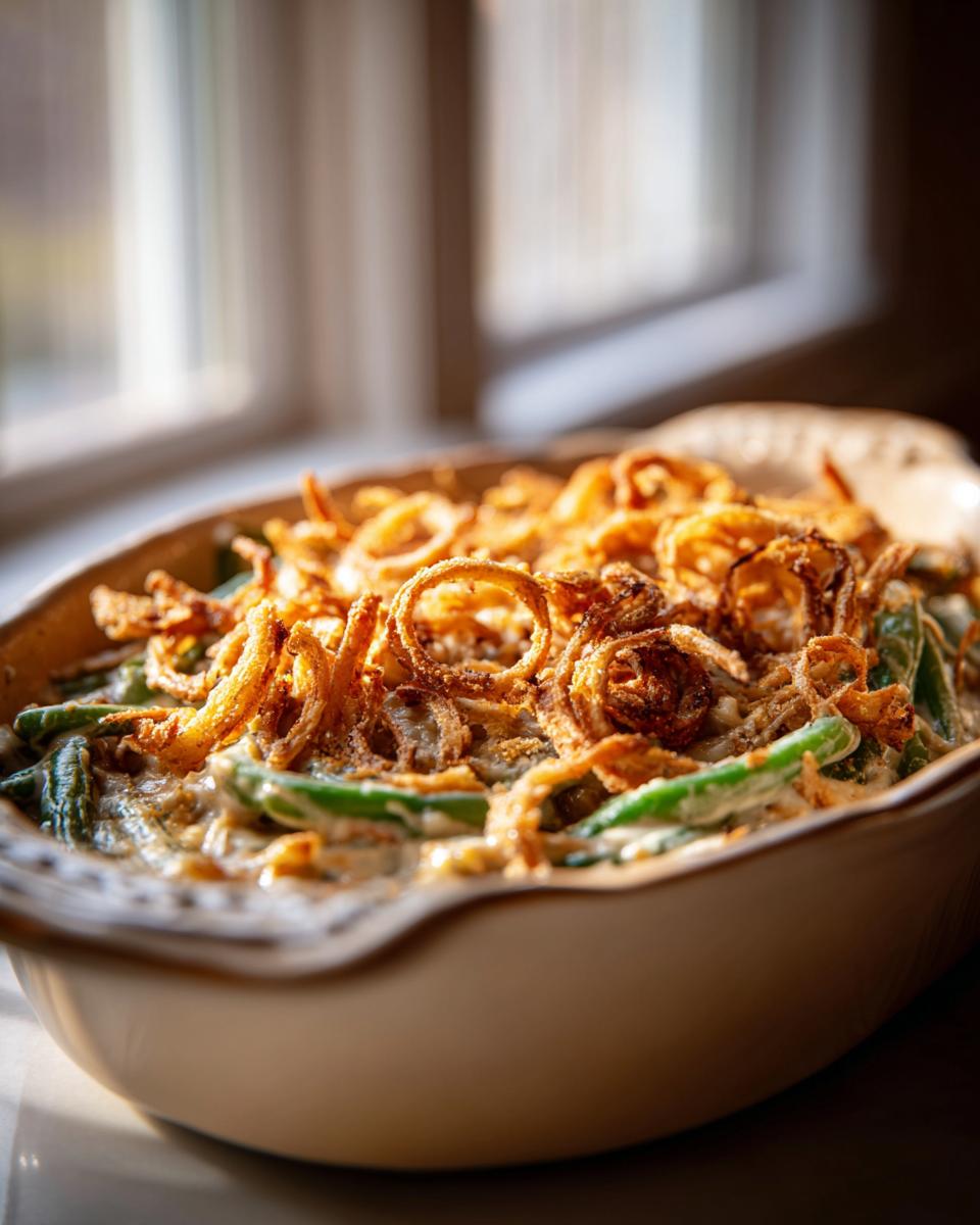 Make-Ahead Green Bean Casserole: 5-Star Holiday Lifesaver 6 Make-Ahead Green Bean Casserole - detail 1