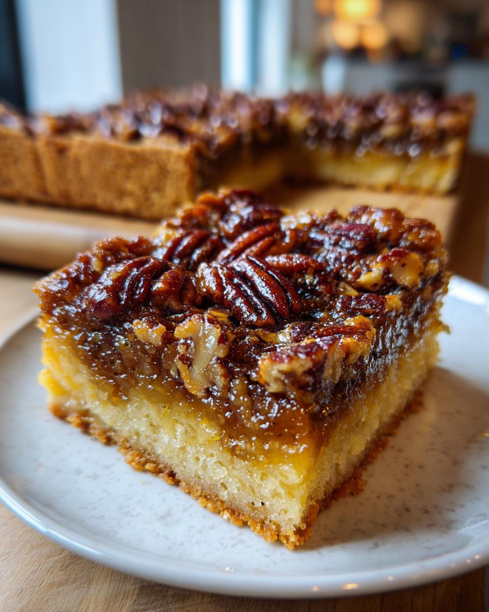 Maple Pecan Pie Bars - detail 3