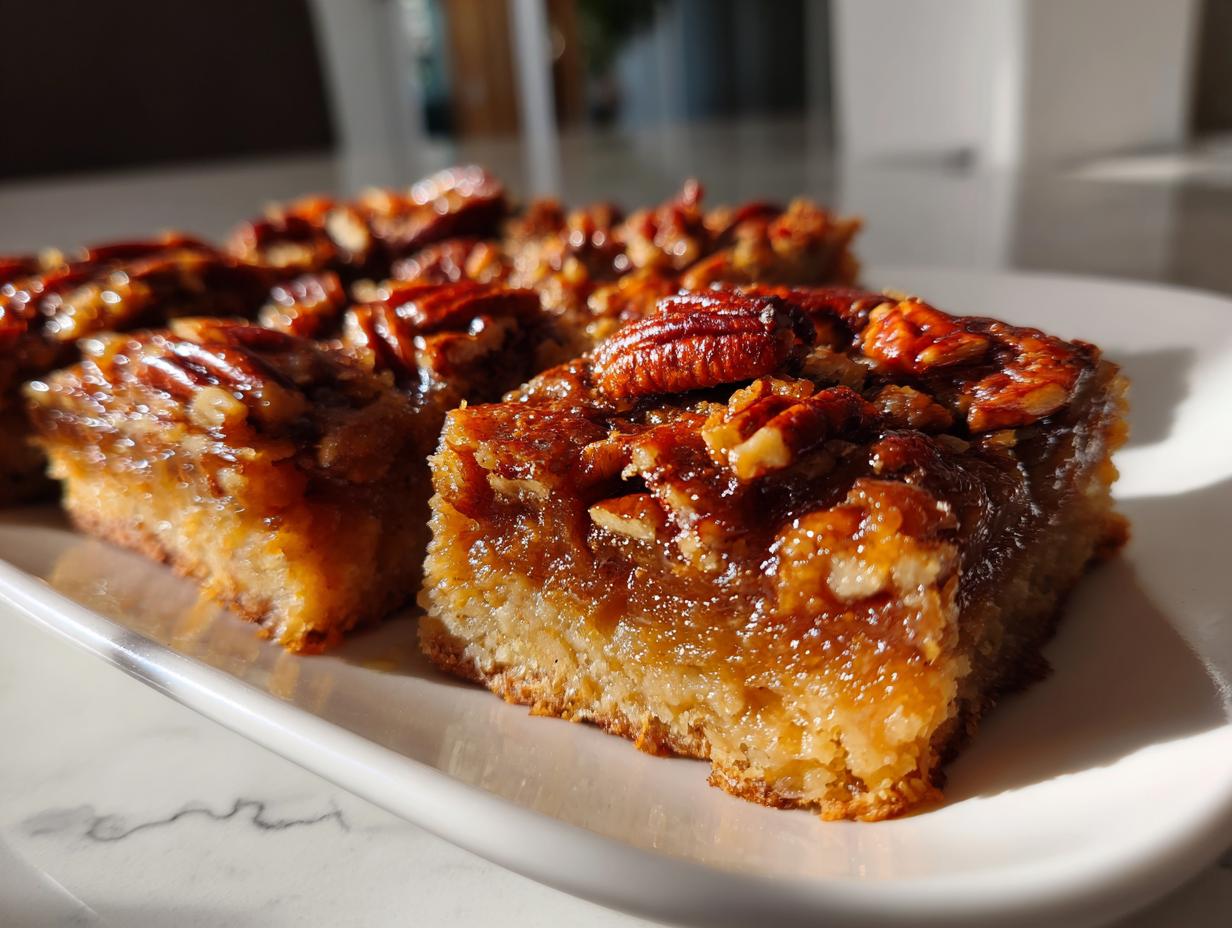 Maple Pecan Pie Bars