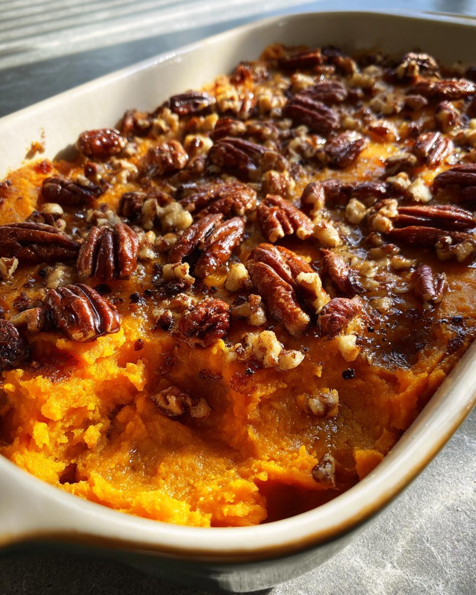 Irresistible Maple Pecan Sweet Potato Casserole in 45 Minutes 7 Maple Pecan Sweet Potato Casserole - detail 2