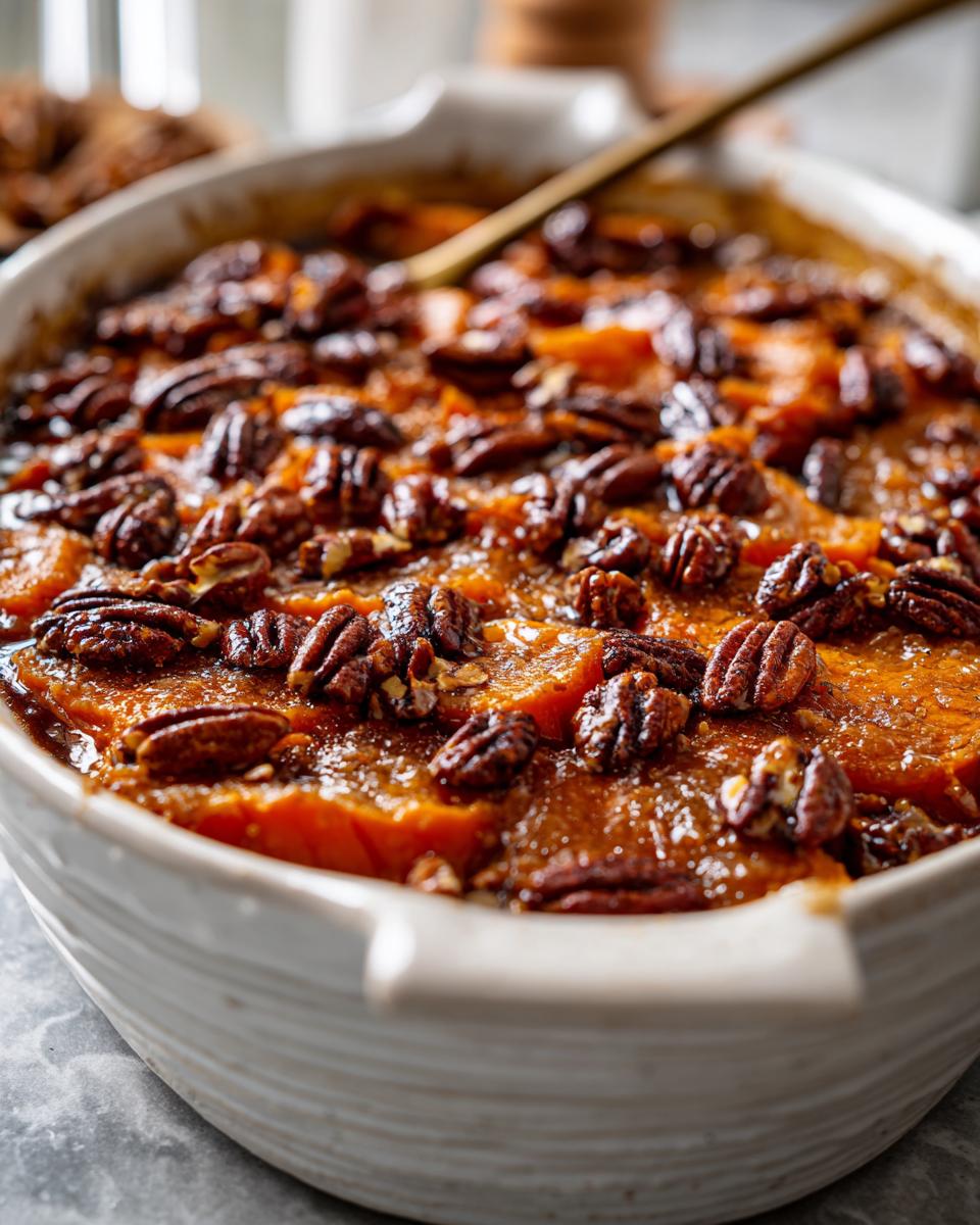 Irresistible Maple Pecan Sweet Potato Casserole in 45 Minutes 8 Maple Pecan Sweet Potato Casserole - detail 3