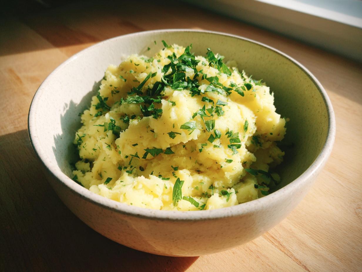 Mashed Celery Root with Parsley