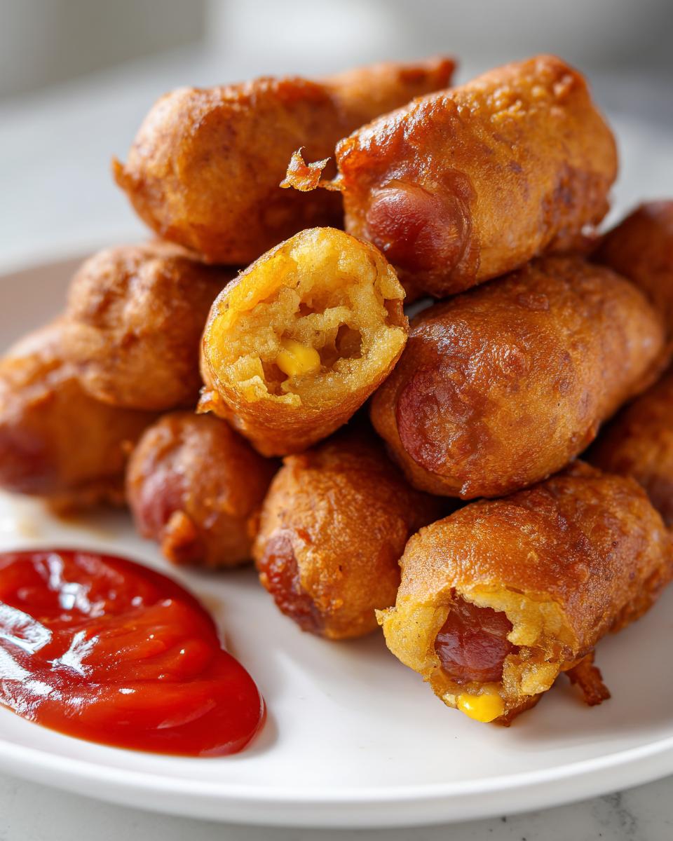 Delicious Mini Corn Dog Bites That Disappear in 5 Minutes 5 Mini Corn Dog Bites - detail 1
