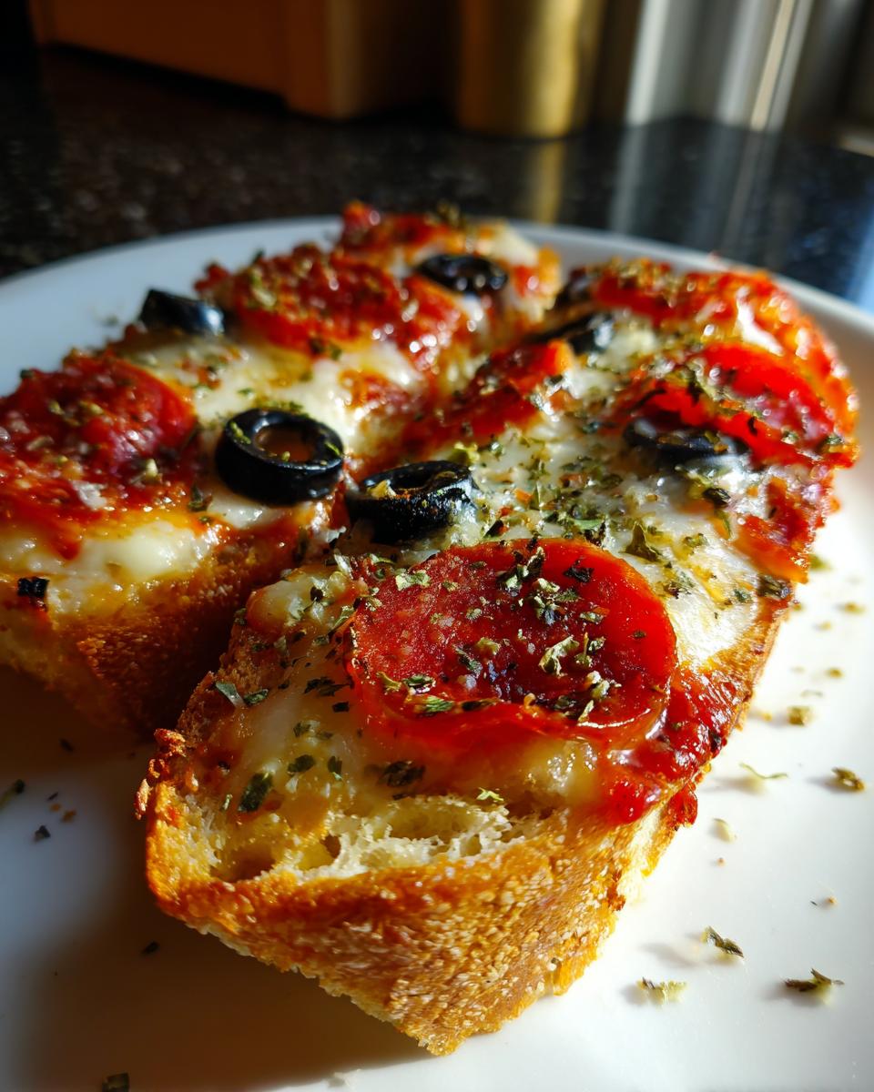 20-Minute Mini French Bread Pizzas That Taste Amazing 5 Mini French Bread Pizzas - detail 1