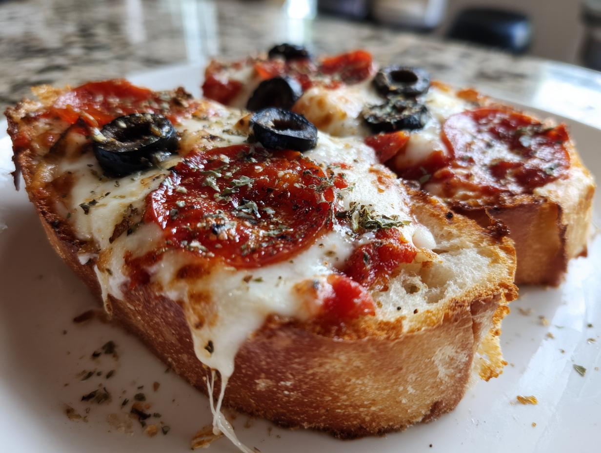 Mini French Bread Pizzas