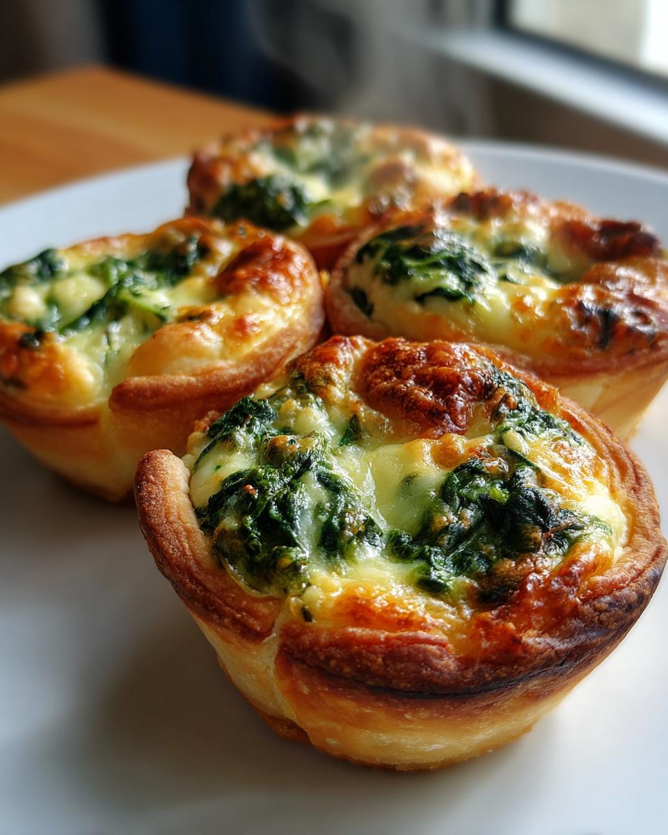 Mini Quiches with Spinach - detail 1