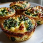 Mini Quiches with Spinach