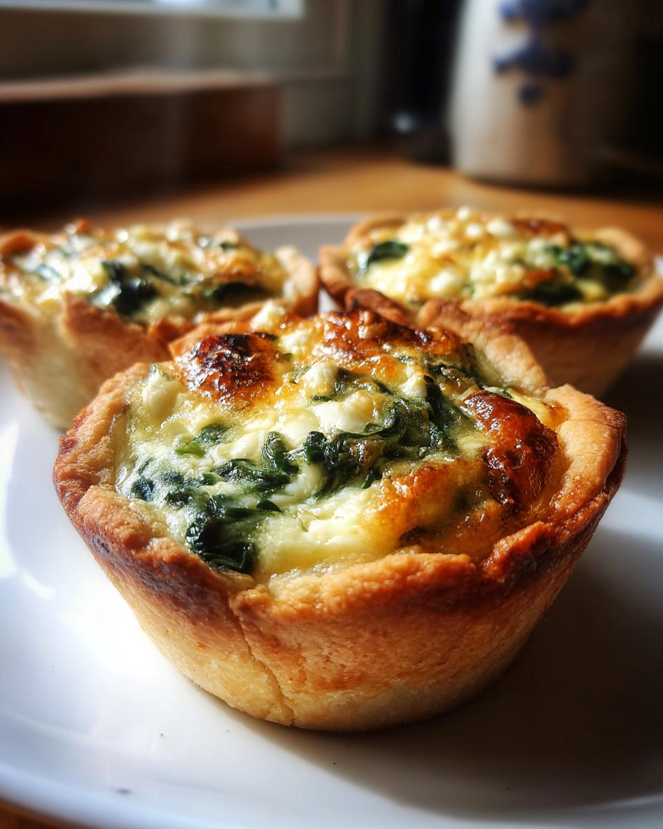 Mini Quiches with Spinach - detail 2