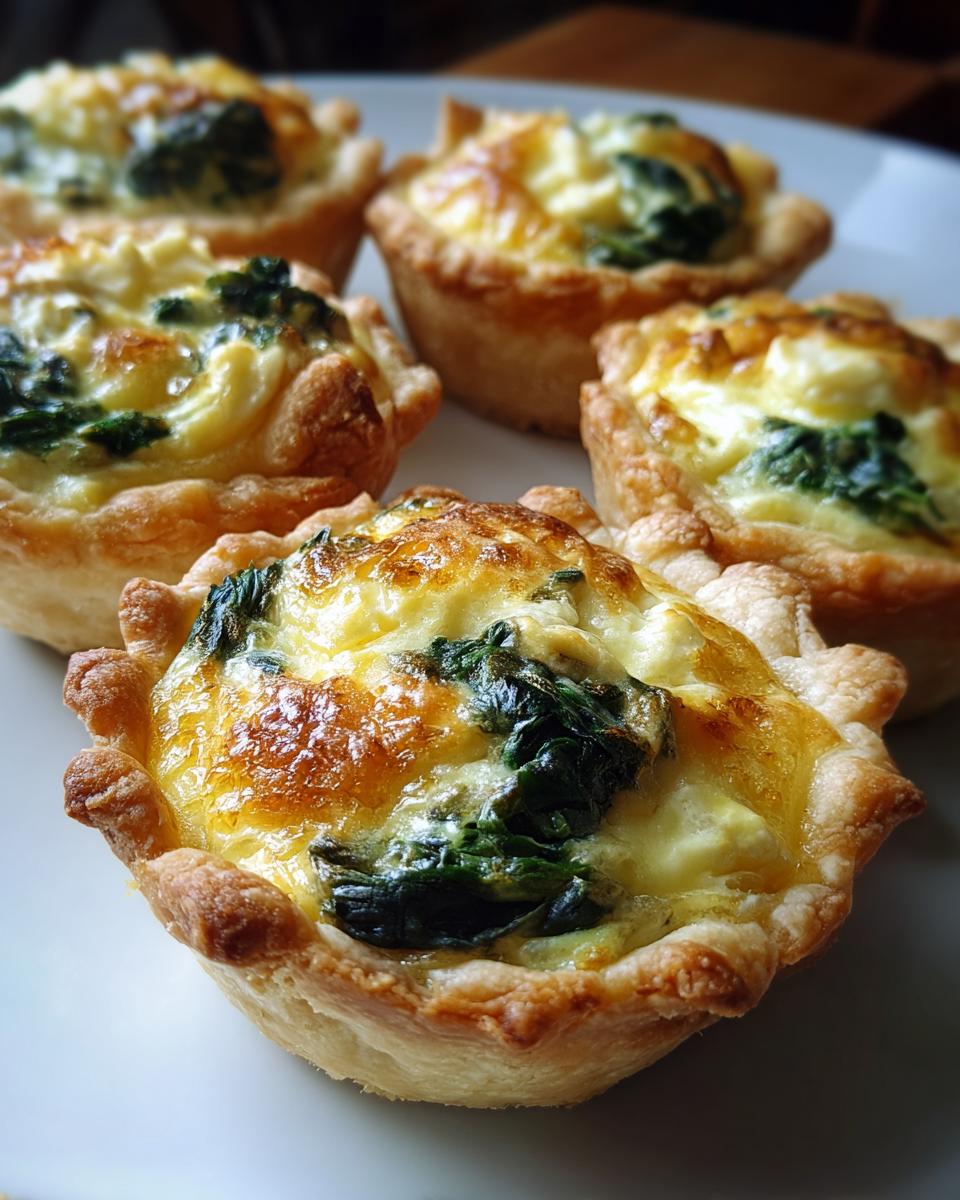Mini Quiches with Spinach - detail 3