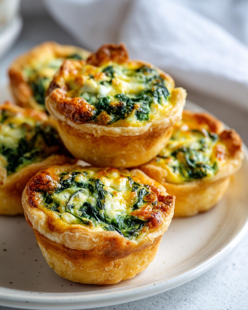 Mini Quiches with Spinach - detail 4