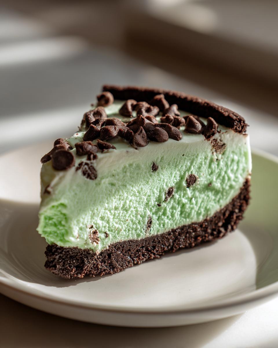 Irresistible Mint Chocolate Chip Cheesecake in 5 Easy Steps 9 Mint Chocolate Chip Cheesecake - detail 4