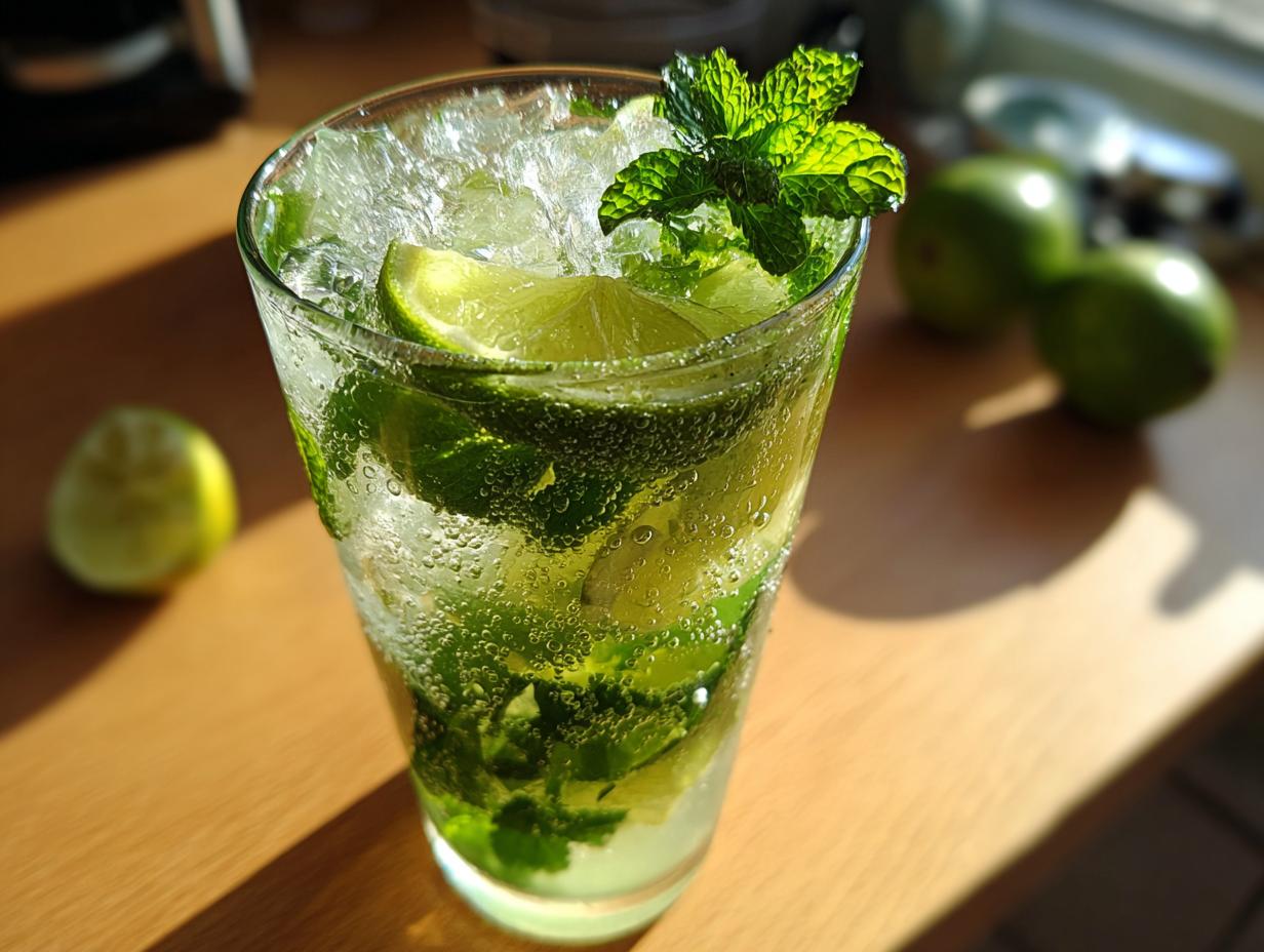 Non-Alcoholic Mint Mojito