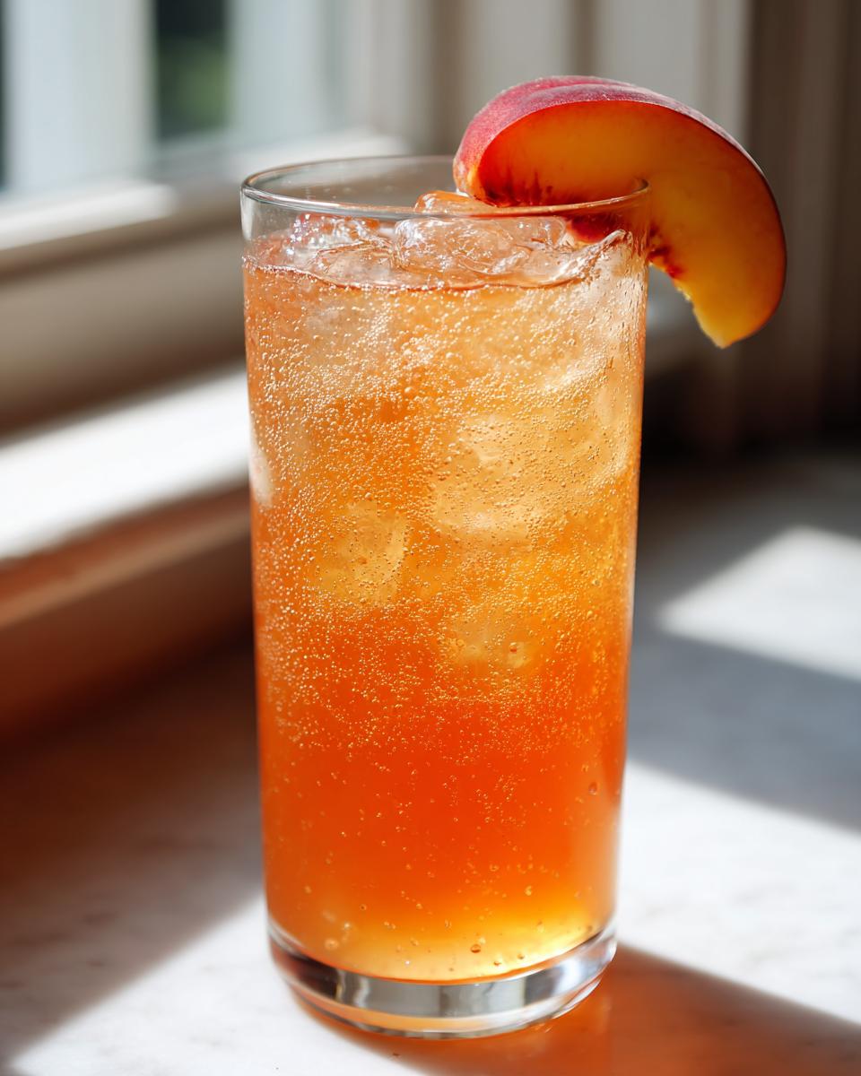 2-Ingredient Non-Alcoholic Peach Bellini Recipe You'll Crave 8 Non-Alcoholic Peach Bellini - detail 3