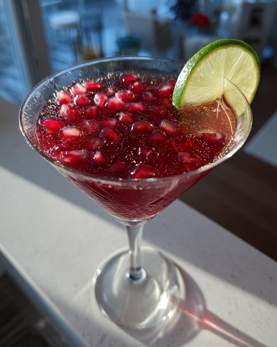 5-Minute Non-Alcoholic Pomegranate Martini Magic 6 Non-Alcoholic Pomegranate Martini - detail 1