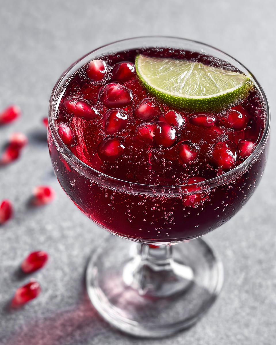 5-Minute Non-Alcoholic Pomegranate Martini Magic 8 Non-Alcoholic Pomegranate Martini - detail 3