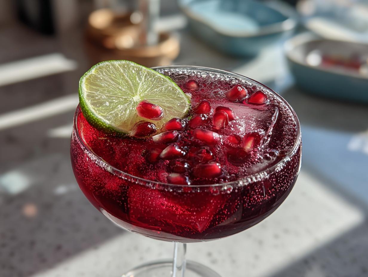 Non-Alcoholic Pomegranate Martini