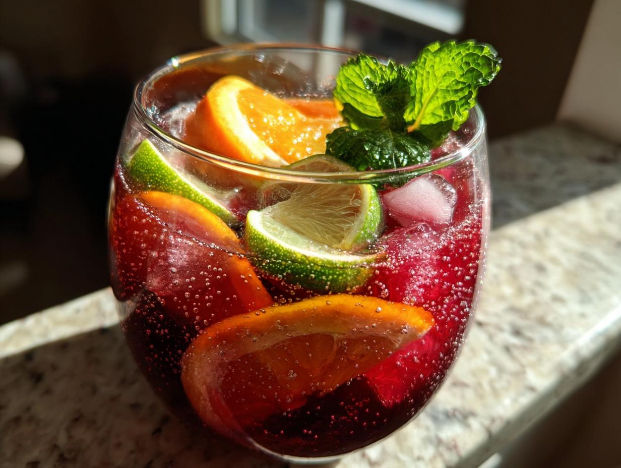 Non-Alcoholic Sangria with Citrus