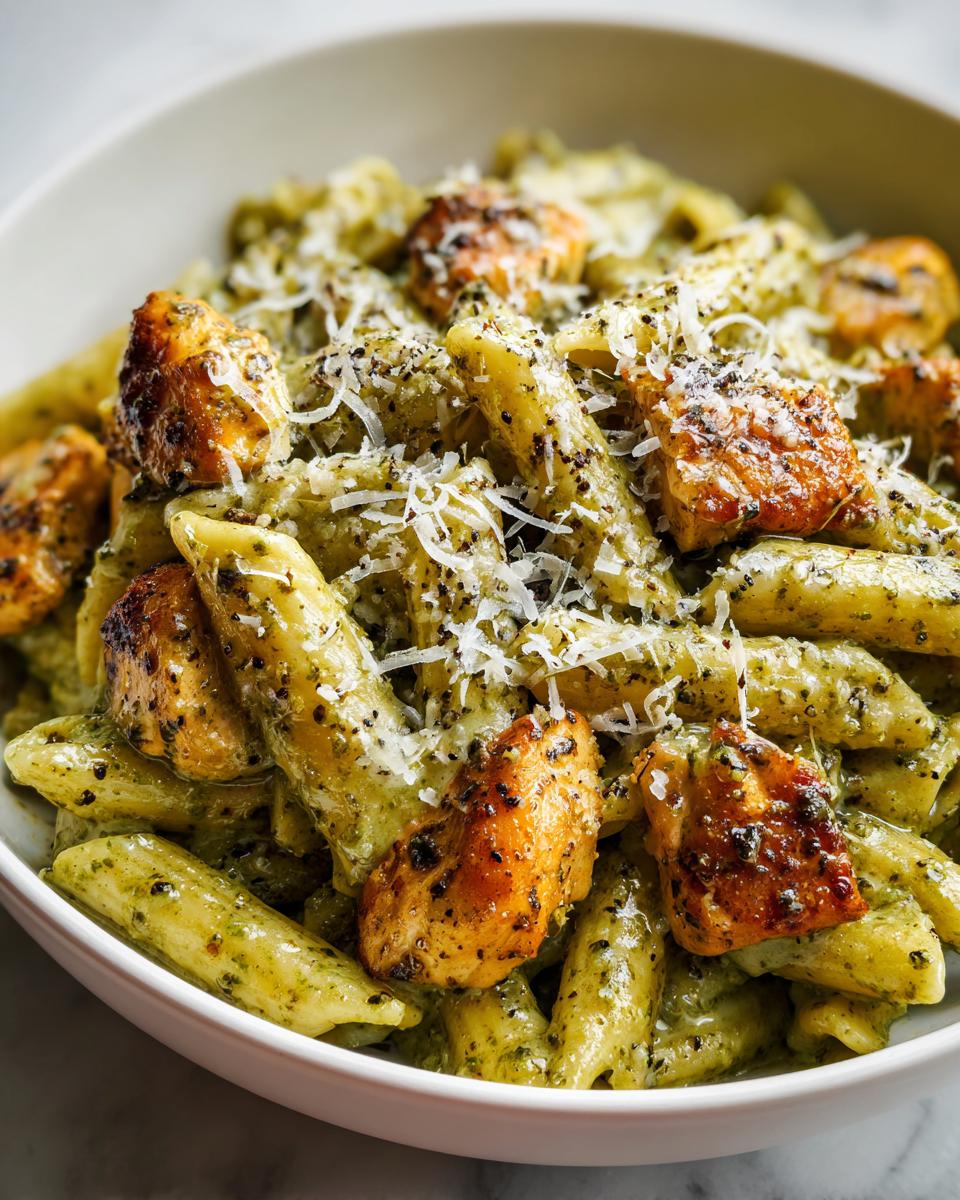35-Minute One-Pot Creamy Chicken Pesto Pasta Recipe - Amazing 7 One-Pot Creamy Chicken Pesto Pasta - detail 2