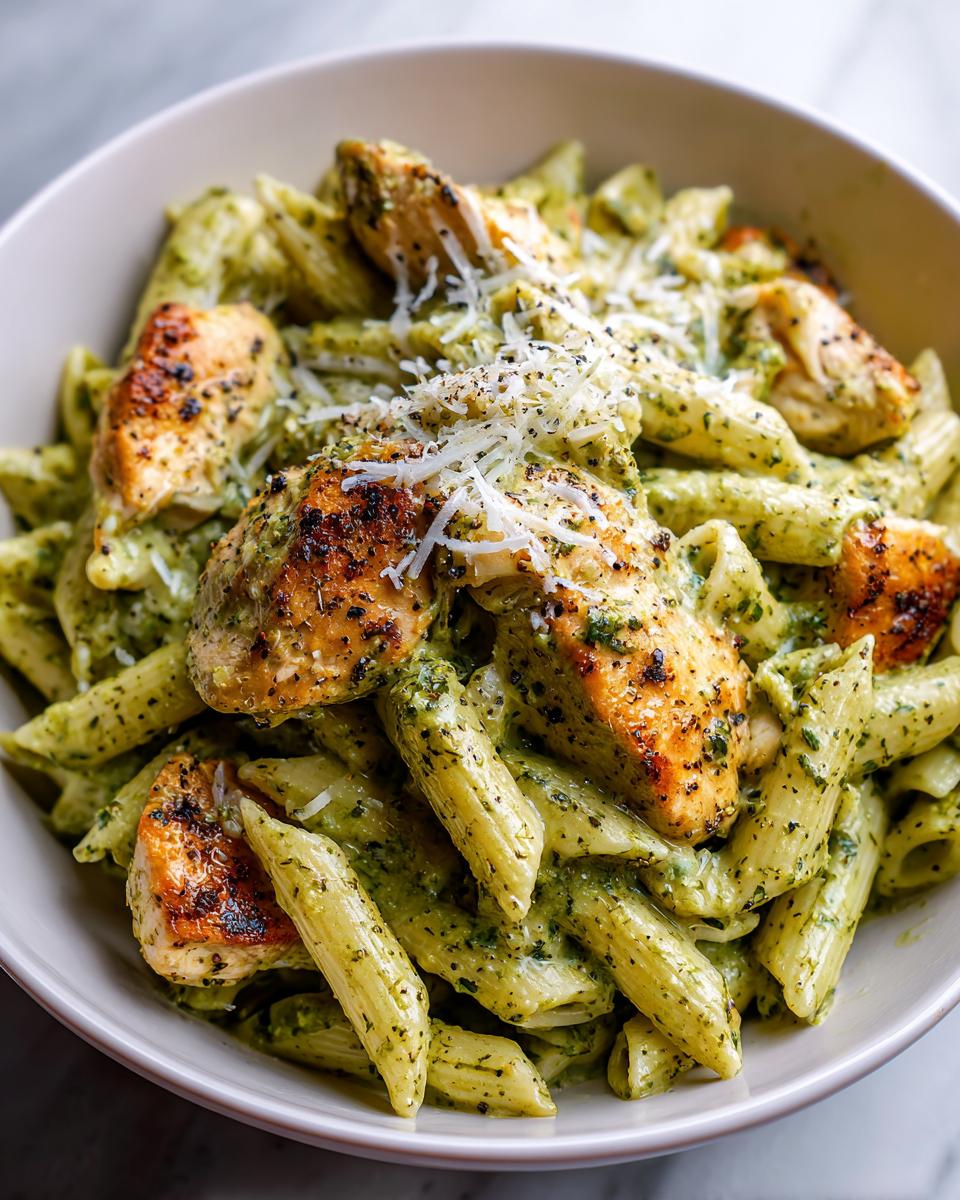 35-Minute One-Pot Creamy Chicken Pesto Pasta Recipe - Amazing 8 One-Pot Creamy Chicken Pesto Pasta - detail 3