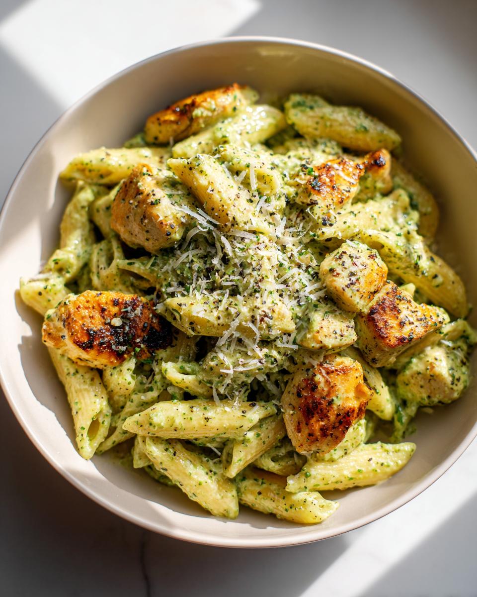 35-Minute One-Pot Creamy Chicken Pesto Pasta Recipe - Amazing 9 One-Pot Creamy Chicken Pesto Pasta - detail 4