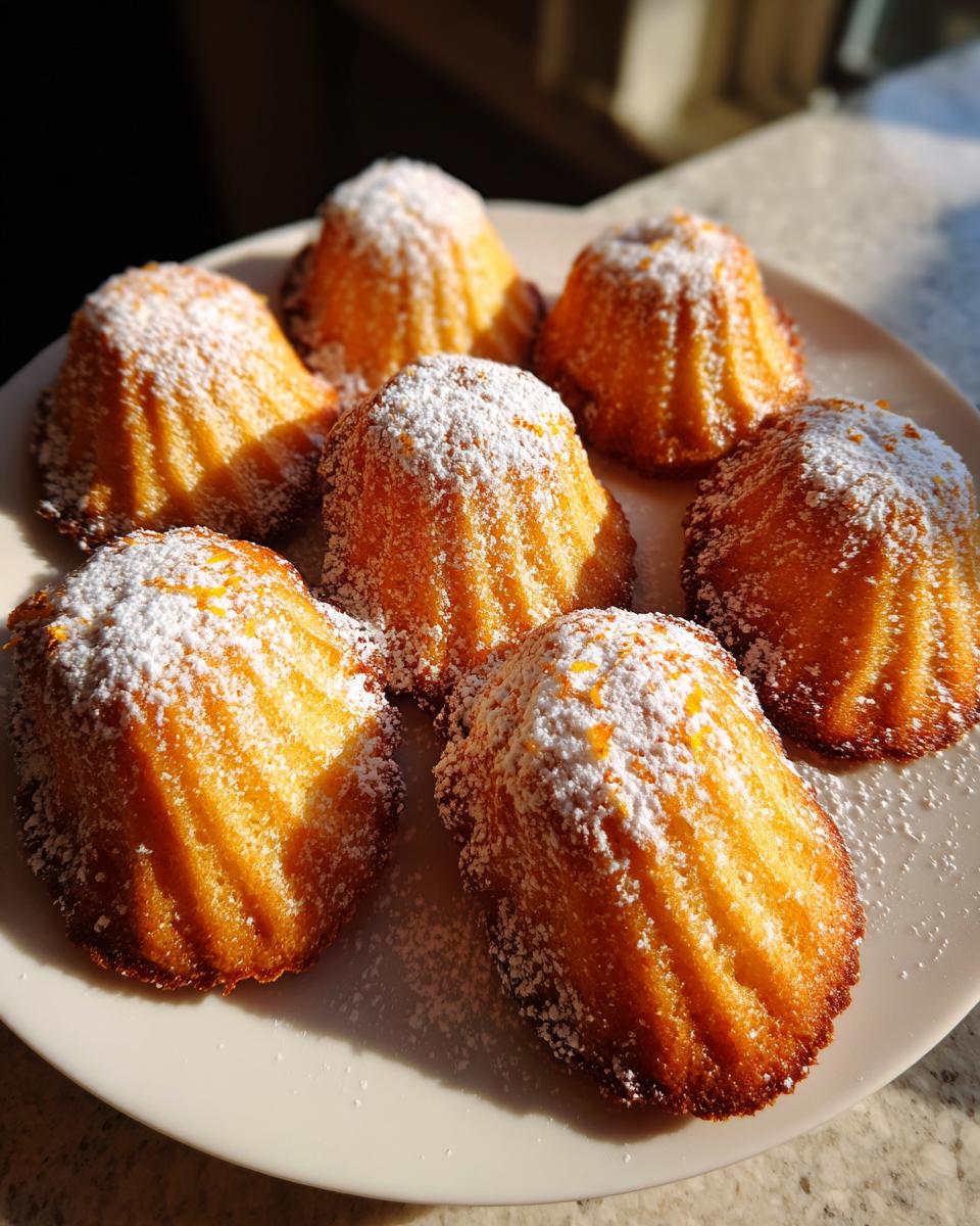 Orange Zest Madeleines - detail 1