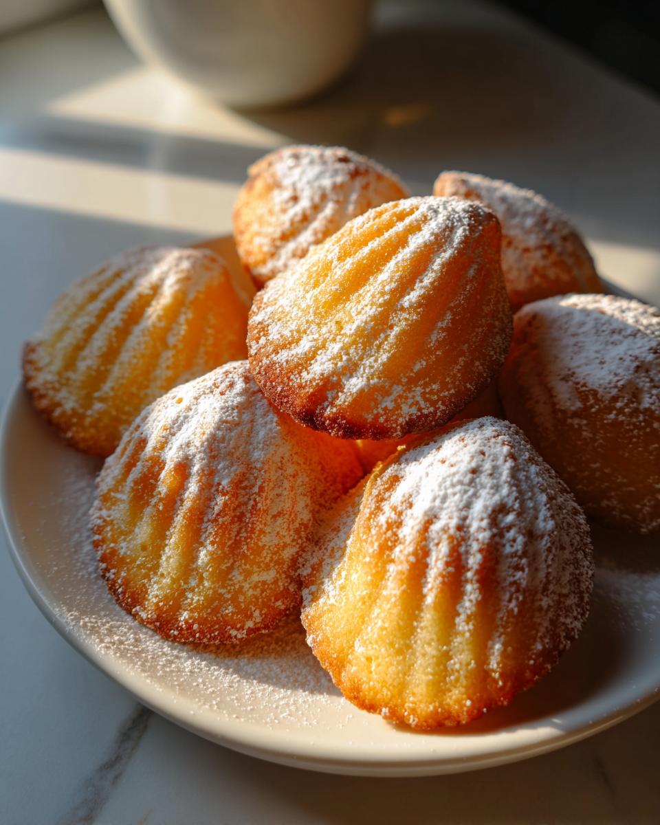 Orange Zest Madeleines - detail 2