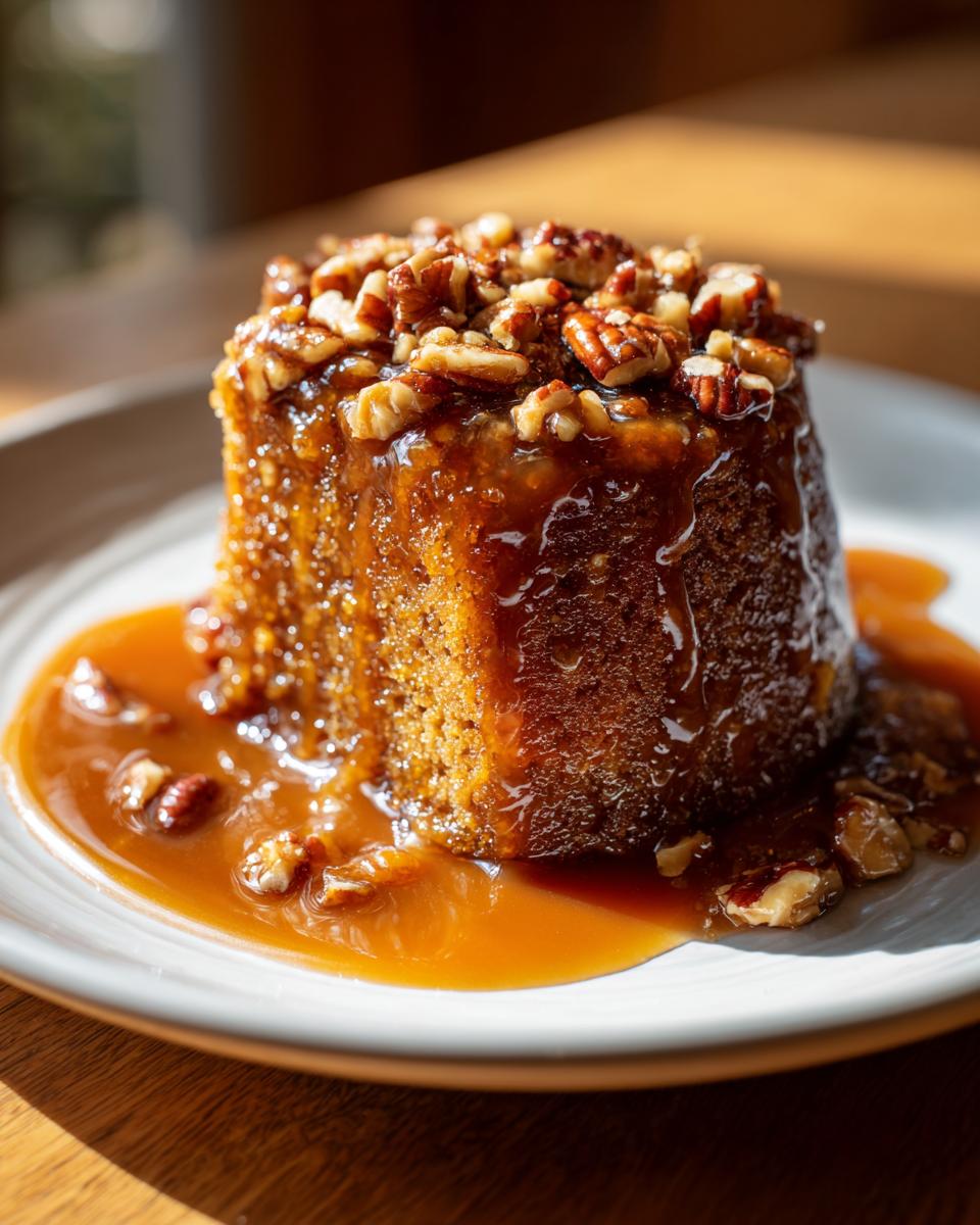 Irresistible Pecan Sticky Toffee Pudding in 1 Hour 6 Pecan Sticky Toffee Pudding - detail 1