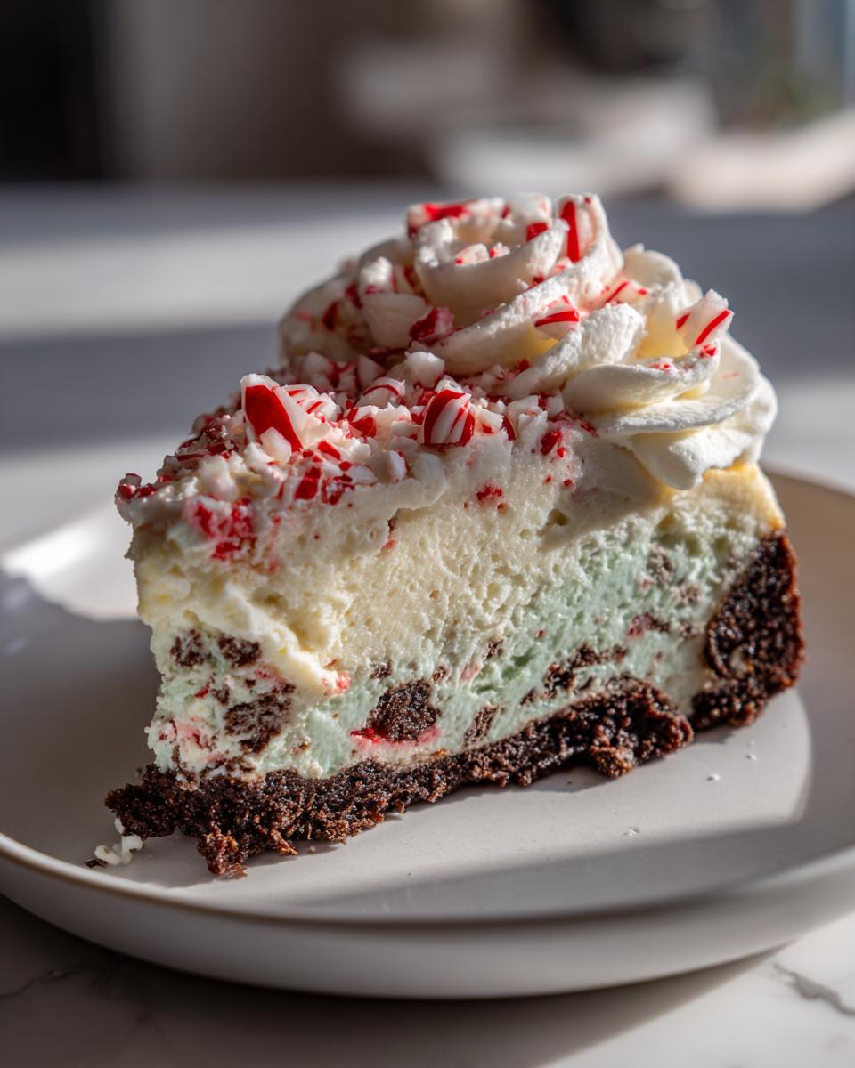 Irresistible Peppermint Bark Cheesecake Recipe for 24 Blissful Bites 5 Peppermint Bark Cheesecake - detail 1