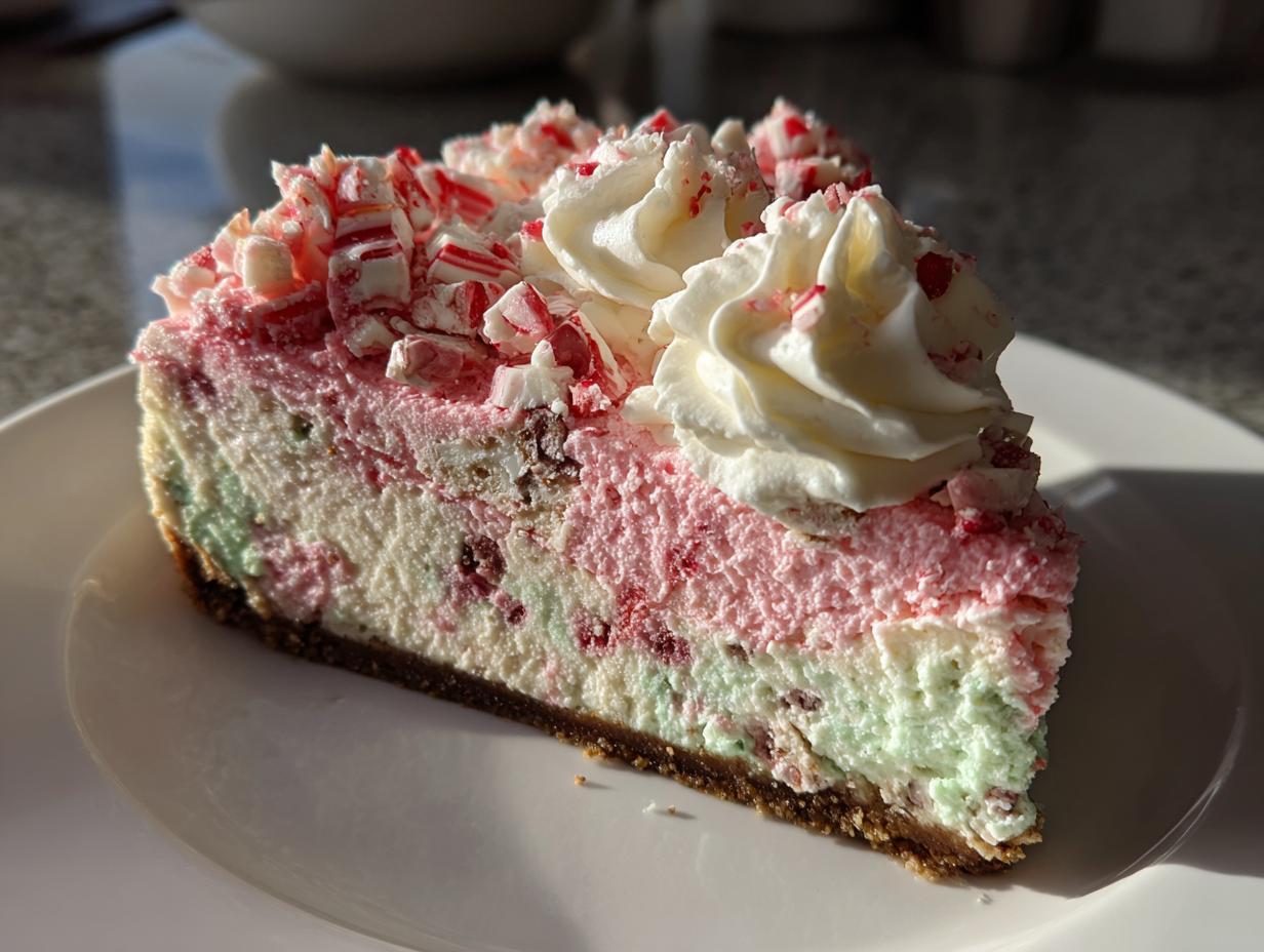 Peppermint Bark Cheesecake
