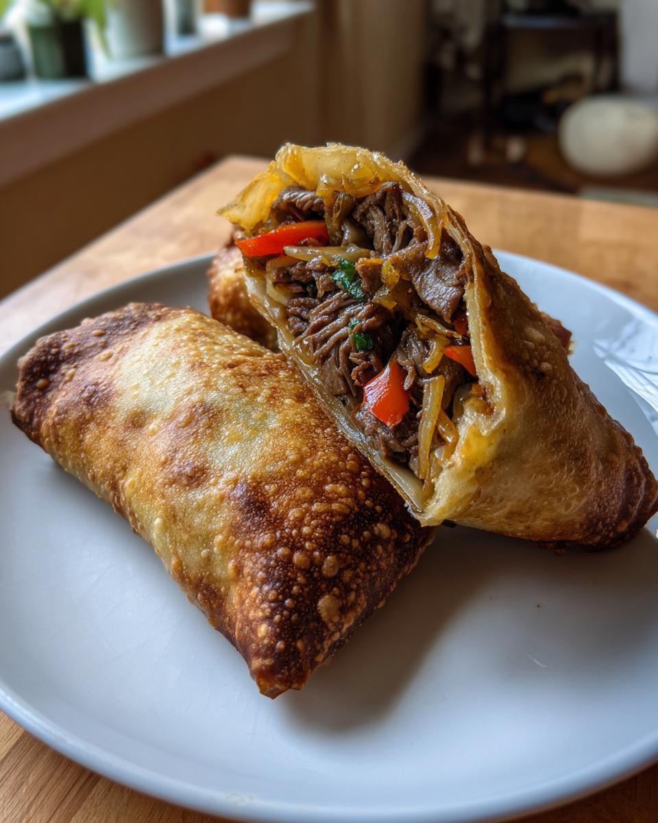 Ultimate Philly Cheesesteak Egg Rolls Recipe Everyone Loves 7 Philly Cheesesteak Egg Rolls - detail 2