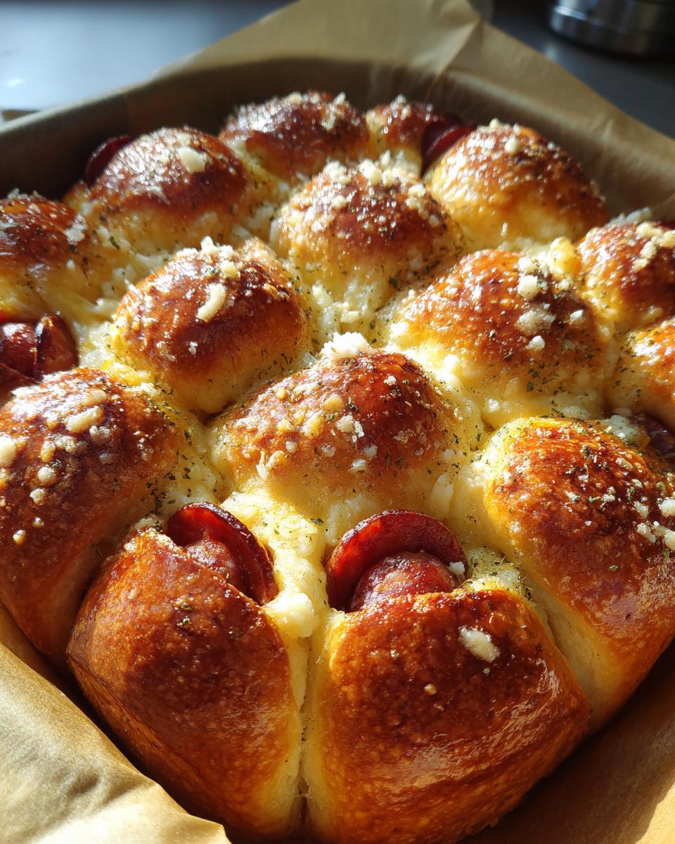 Pigs in a Blanket Pull-Apart Bread - detail 3